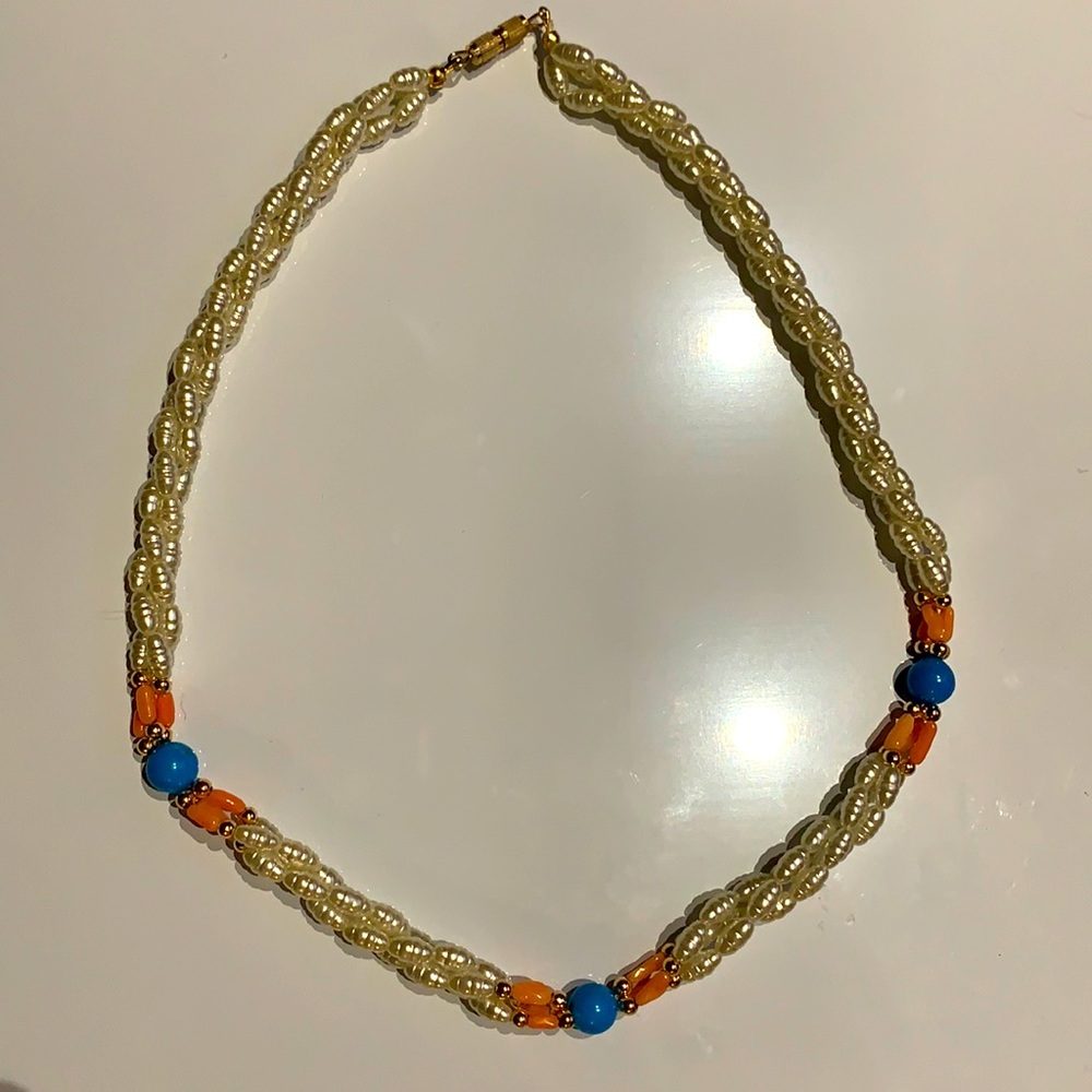 Coral and Turquoise Necklace